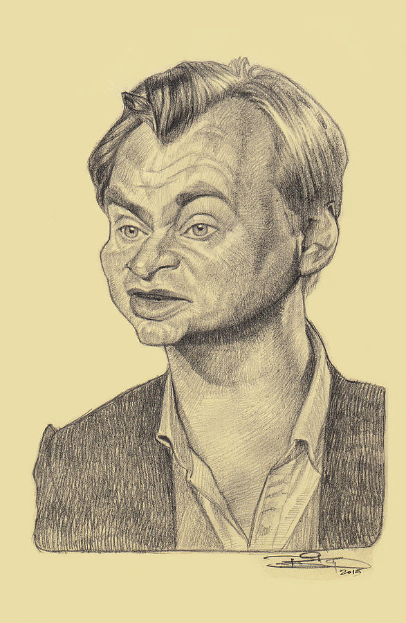 Christopher Nolan Drawing Sketch