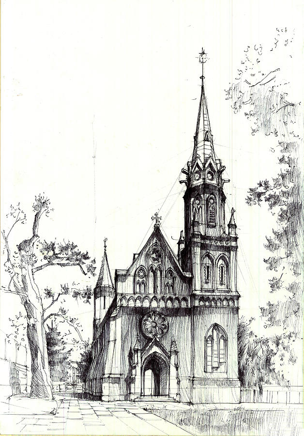 Church Drawing Amazing
