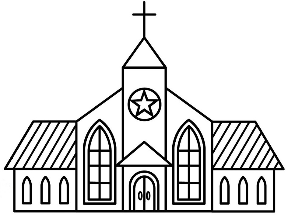 Church Drawing Realistic