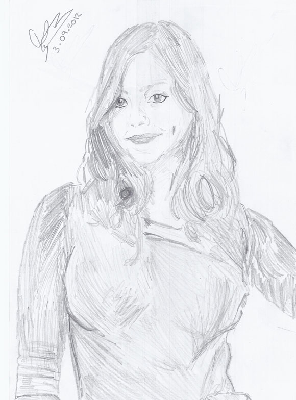 Clara Doctor Who Drawing Beautiful Art