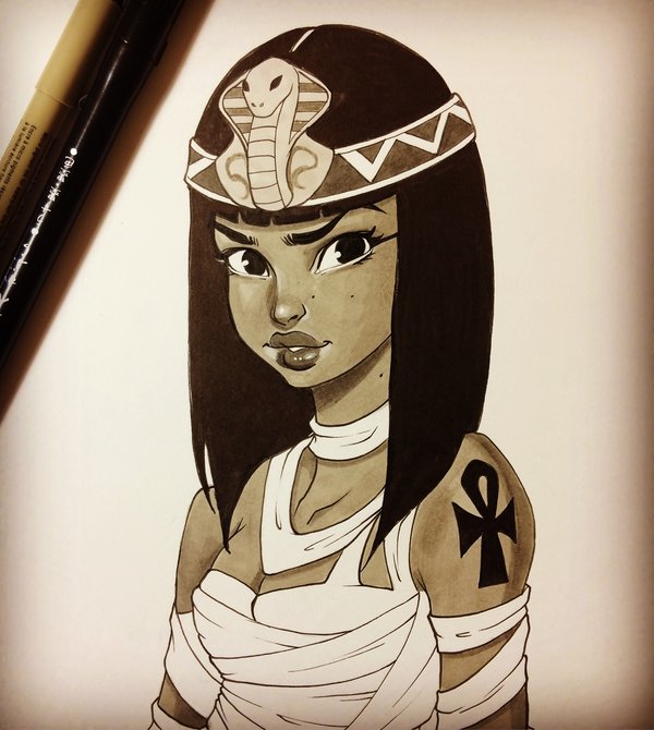 Cleopatra Drawing Amazing