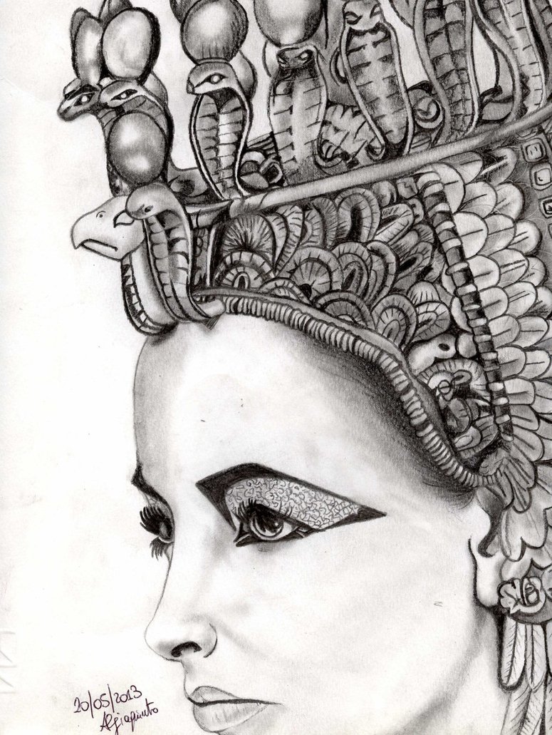 Cleopatra Drawing Art