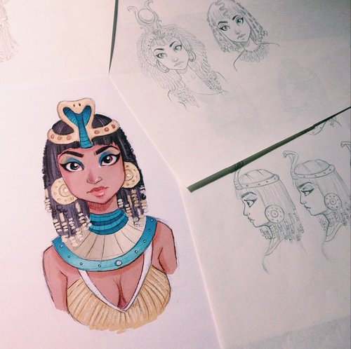 Cleopatra Drawing Best