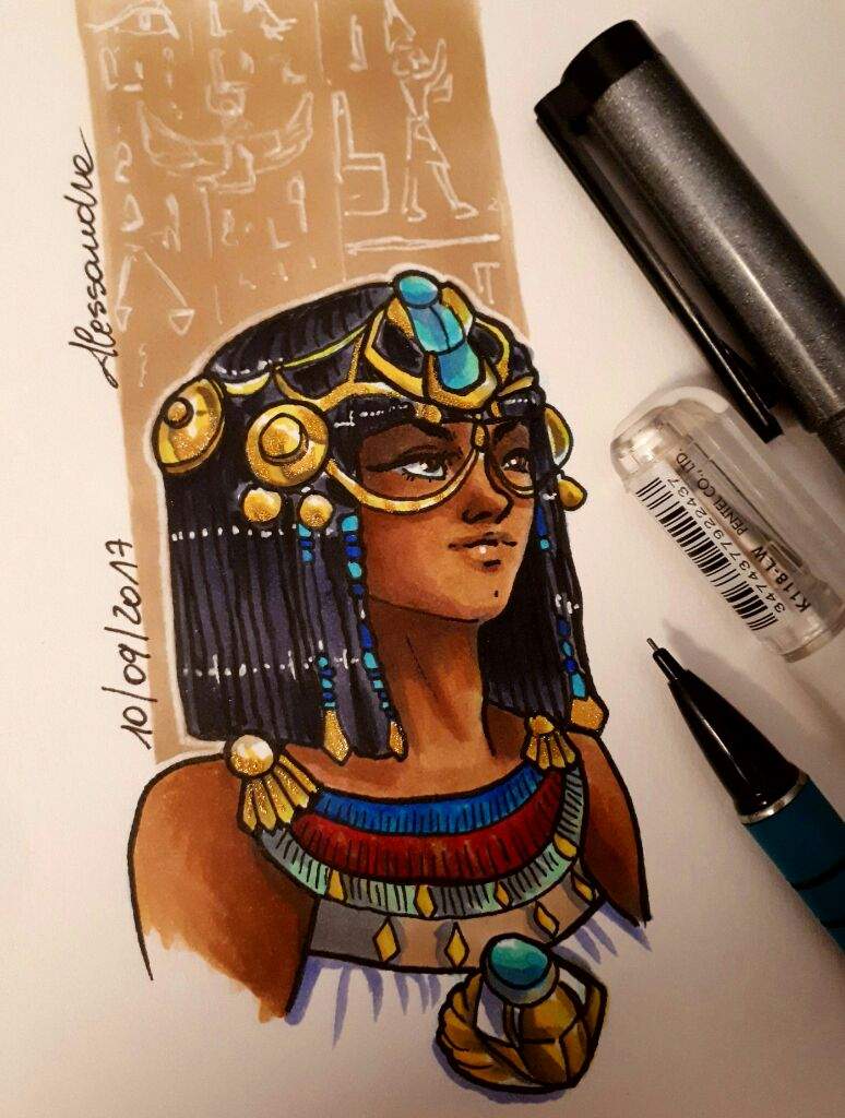 Cleopatra Drawing Pic