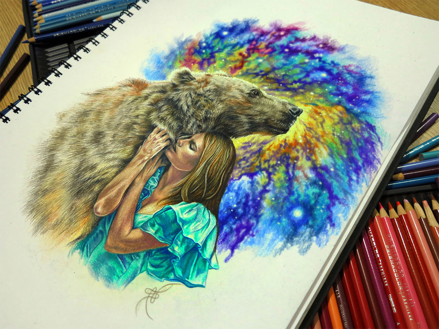 Colored Drawing Beautiful Art