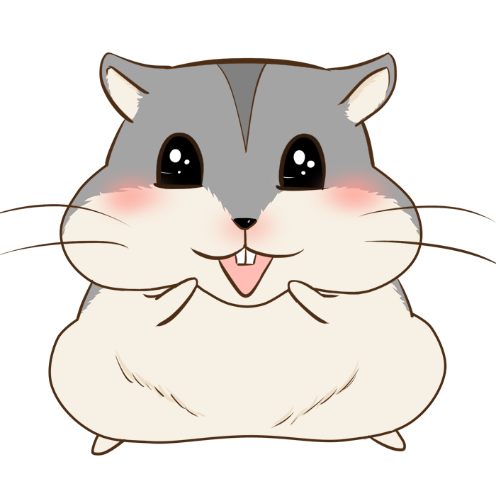 Cute Hamster Drawing Sketch