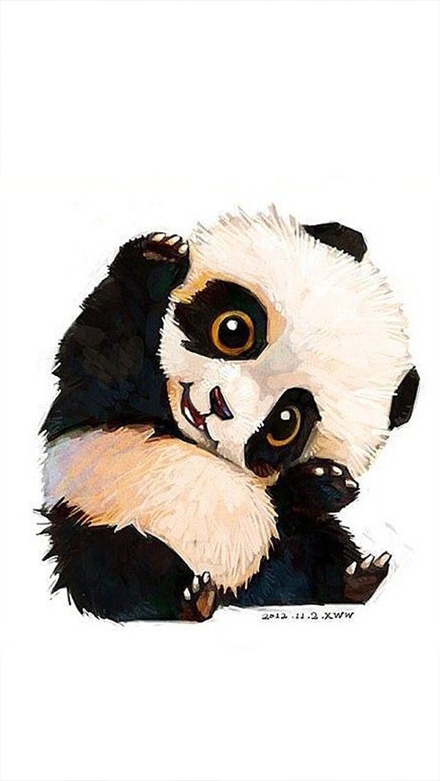 Cute Panda Drawing Art