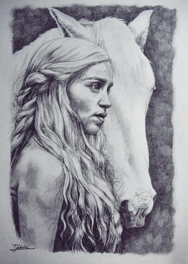 Daenerys Targaryen Drawing Art