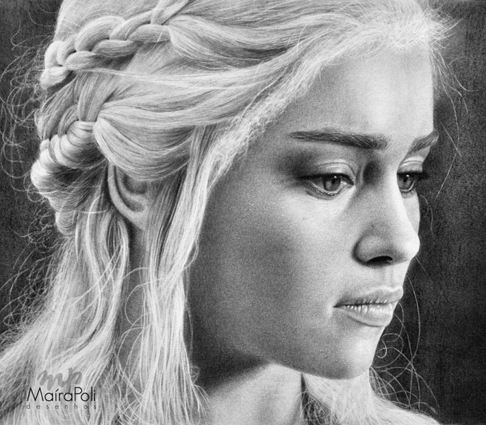Daenerys Targaryen Drawing Image