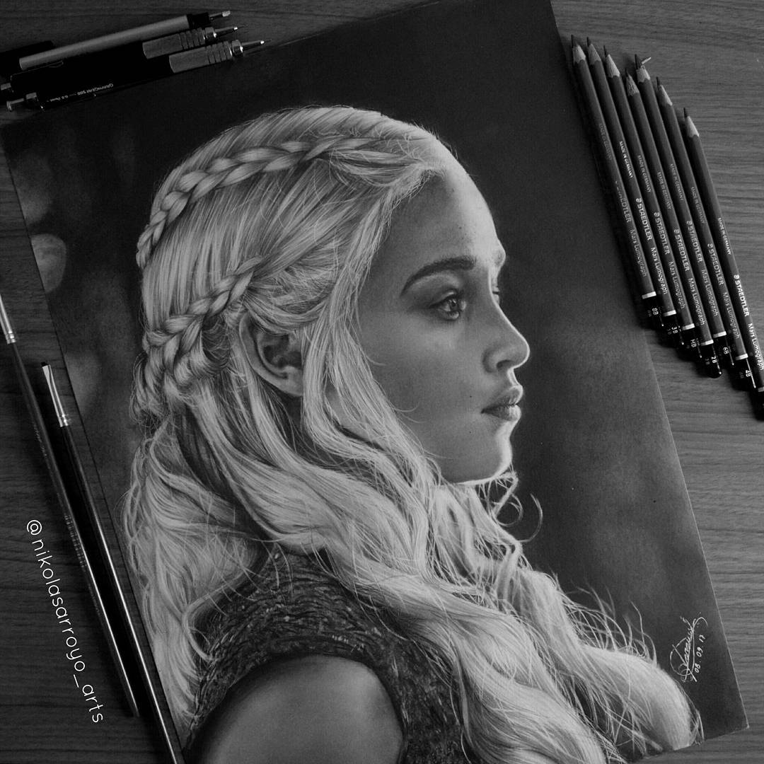 Daenerys Targaryen Drawing Photo