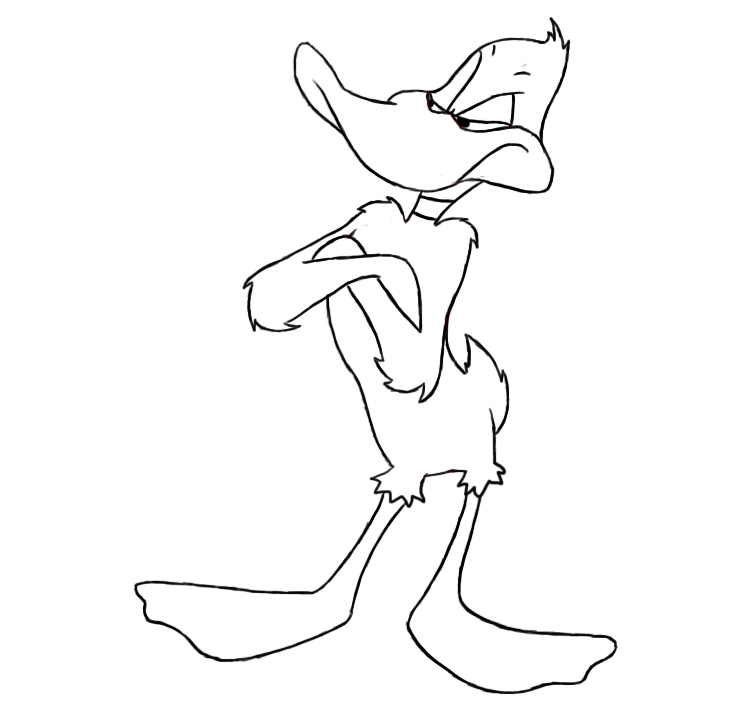 Daffy Duck Drawing Sketch