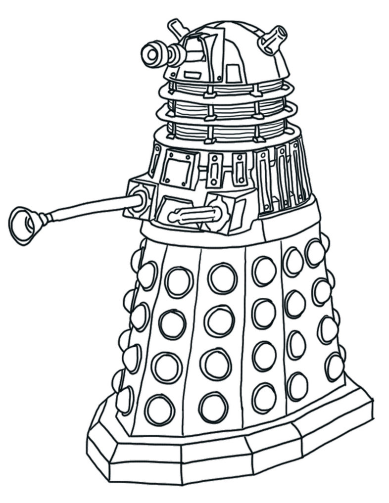 Dalek Art Drawing