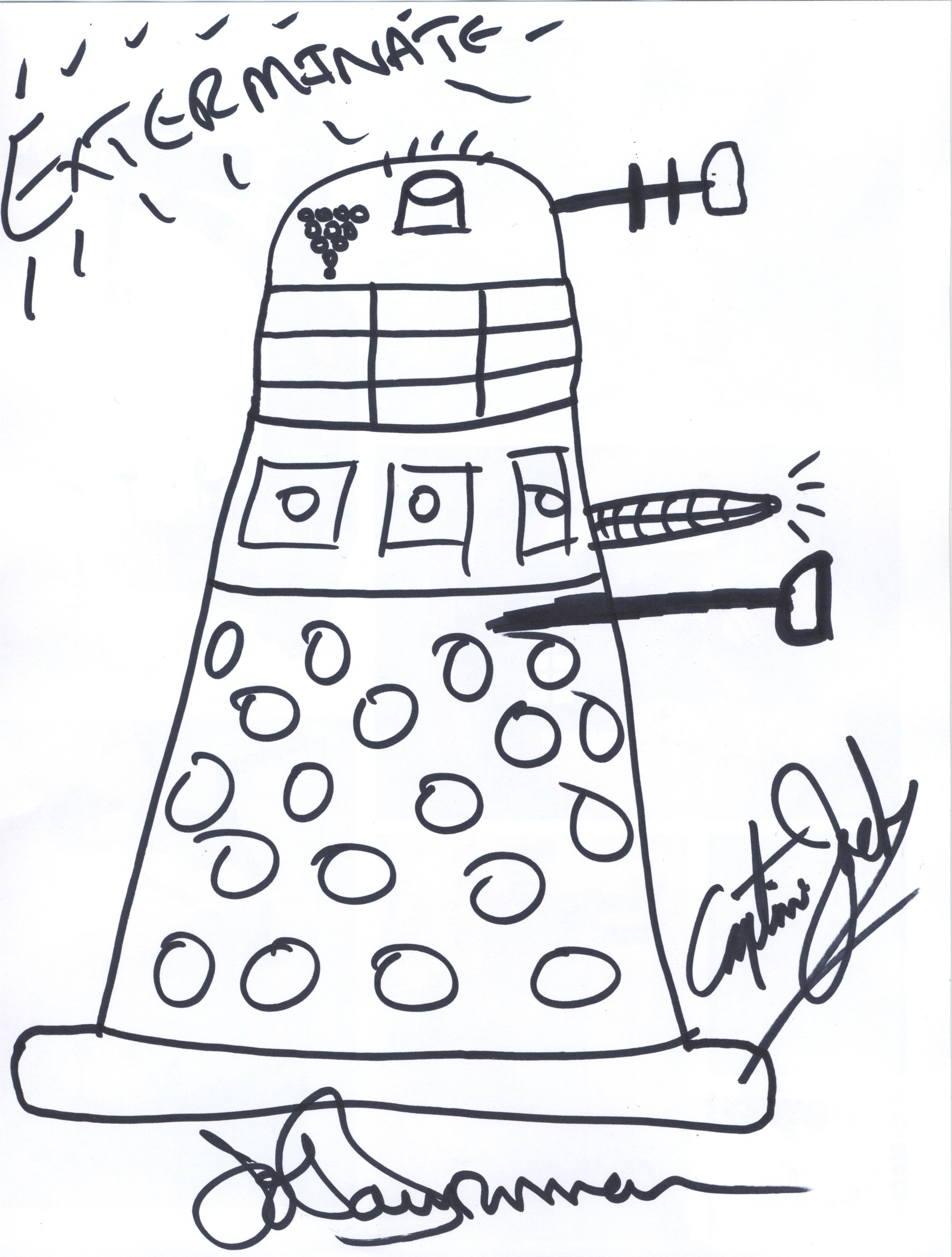 Dalek Drawing Image