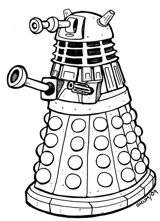 Dalek Drawing Pics