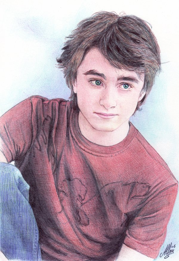 Daniel Radcliffe Drawing Pictures