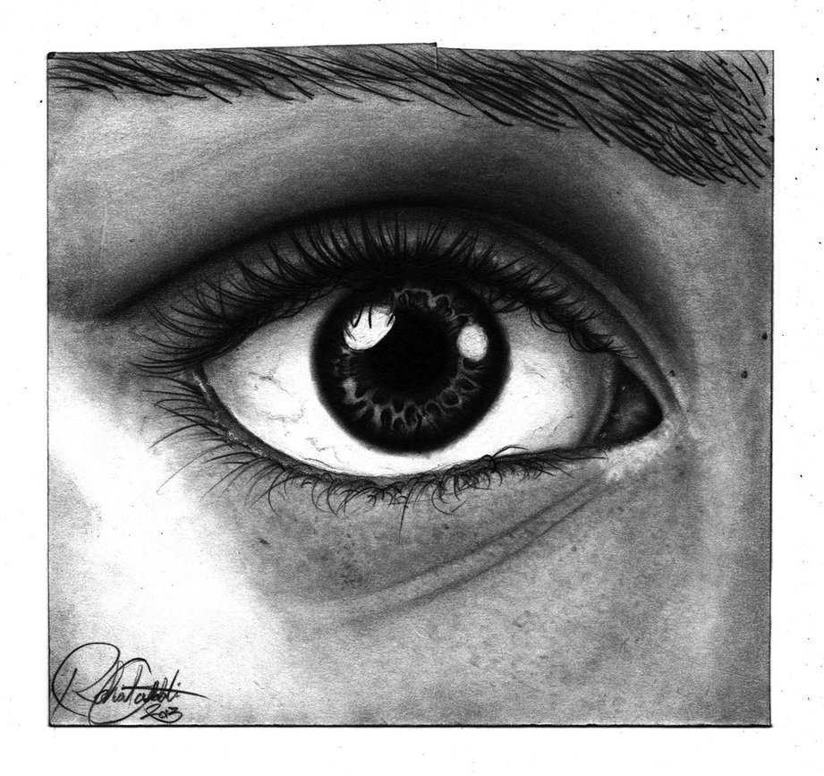 Dark Eyes Art Drawing