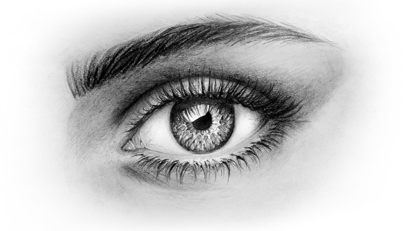 Dark Eyes Drawing Creative Art