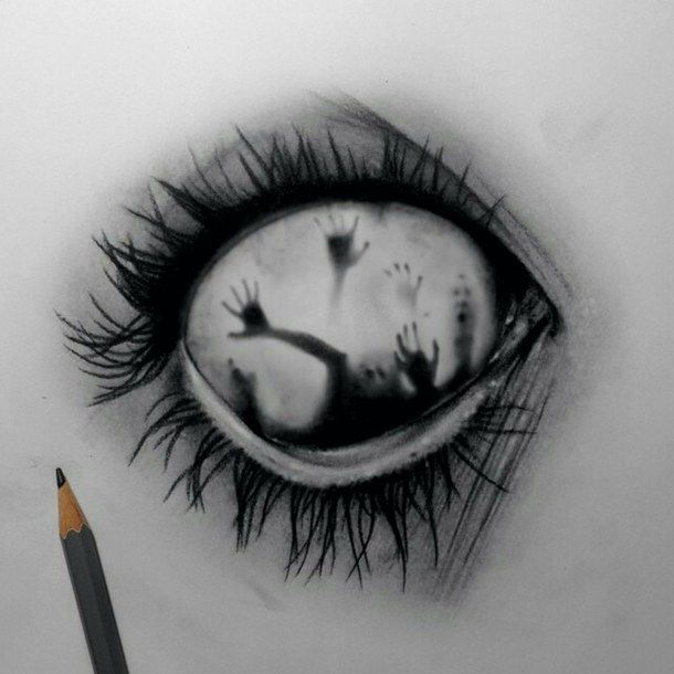 Dark Eyes Drawing Picture