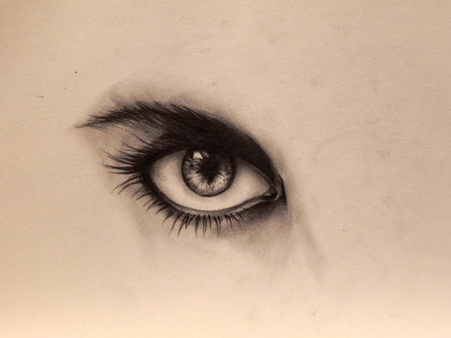 Dark Eyes Drawing Sketch