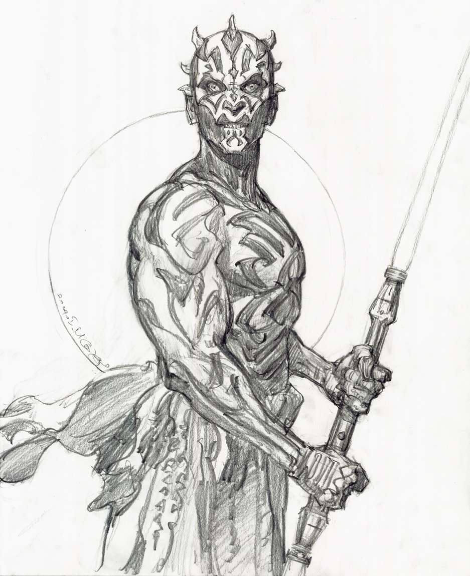 Darth Maul Drawing Amazing