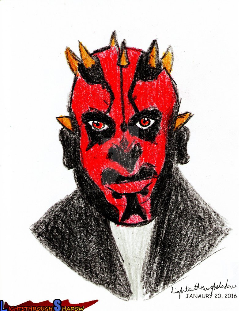 Darth Maul Drawing Photo