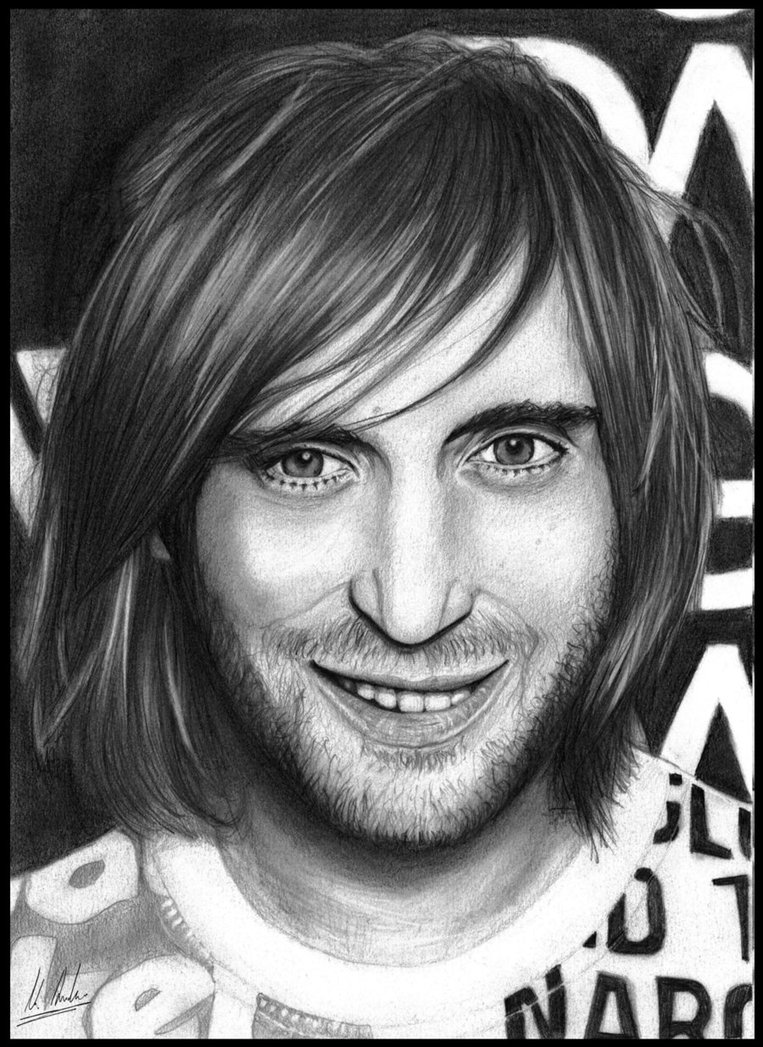 David Guetta Drawing Art