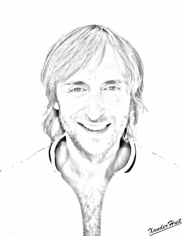 David Guetta Drawing Photo