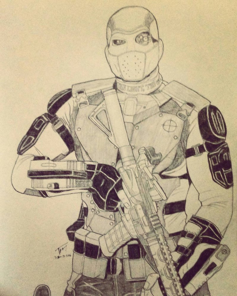 Deadshot Drawing High-Quality