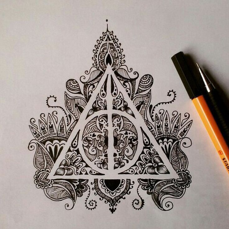 Deathly Hallows Drawing Image