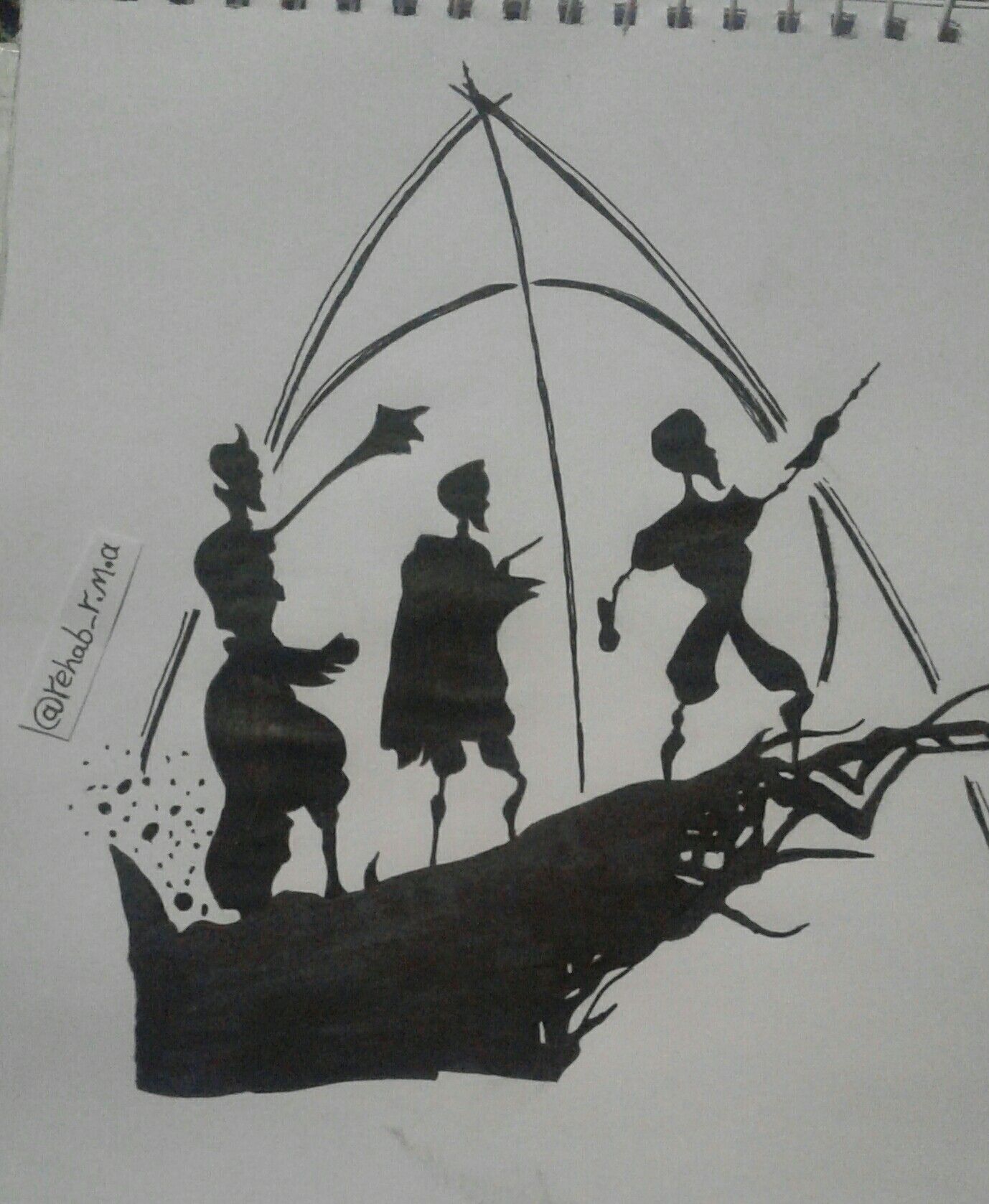 Deathly Hallows Drawing Pics