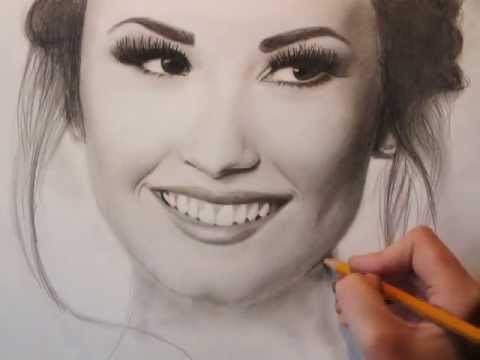 Demi Lovato Drawing Amazing