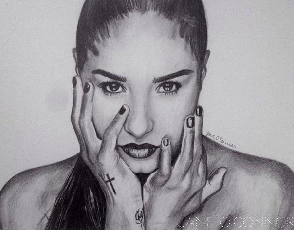 Demi Lovato Drawing Image
