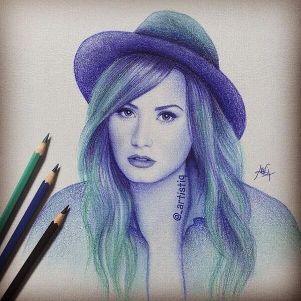 Demi Lovato Drawing Photo