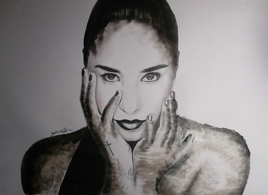 Demi Lovato Drawing Sketch