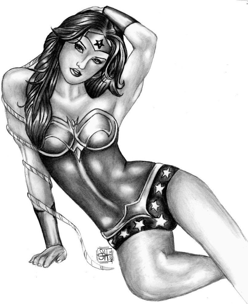 Diana Prince Drawing Picture