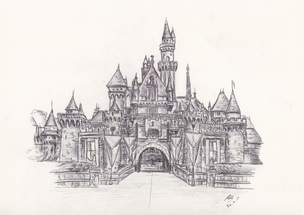 Disney Castle Drawing Image