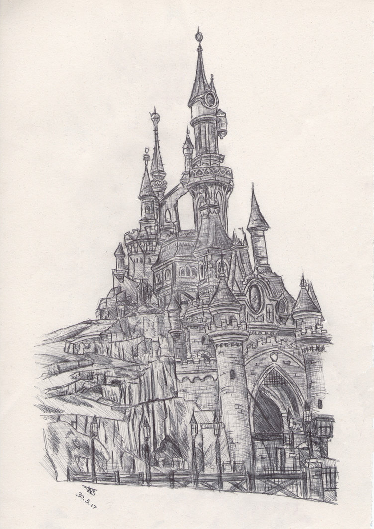 Disney Castle Drawing Photo