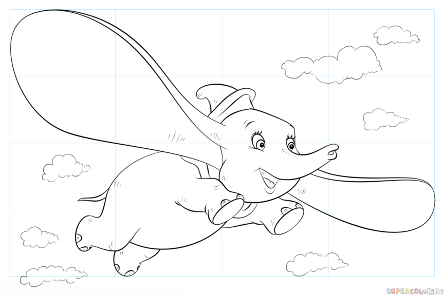 Disney Dumbo Drawing Pic