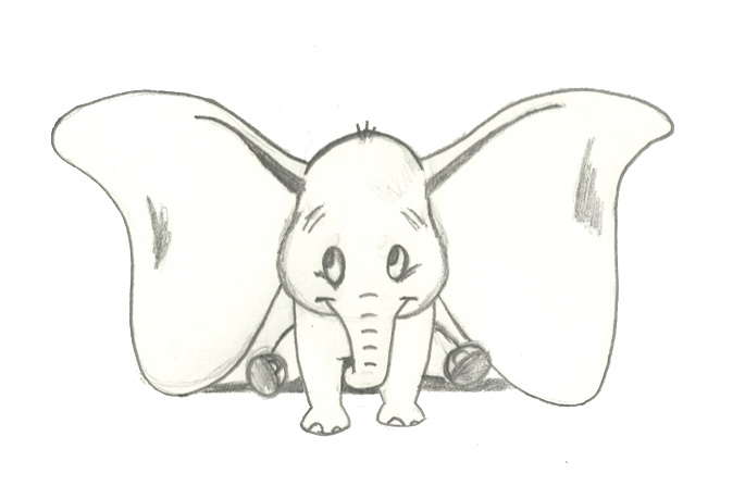 Disney Dumbo Drawing Picture
