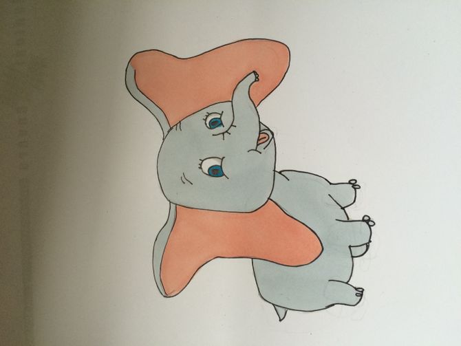 Disney Dumbo Drawing