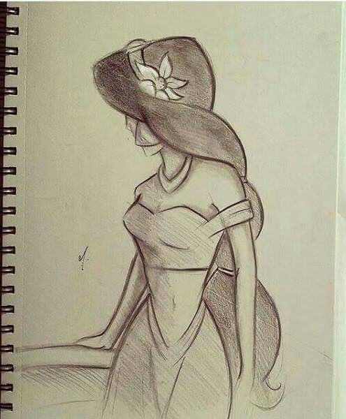 Disney Jasmine Drawing Image