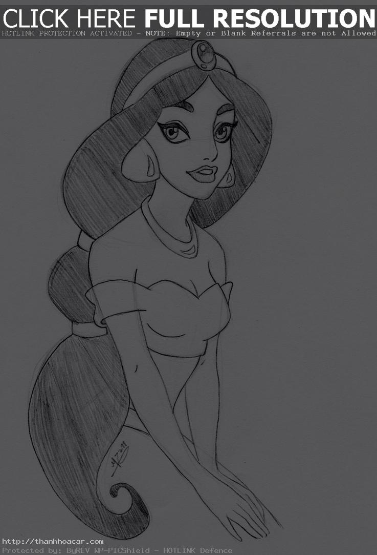 Disney Jasmine Drawing Photos