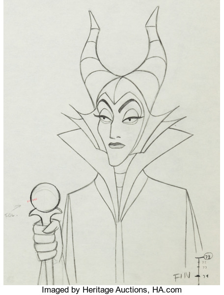 Disney Maleficent Drawing Sketch