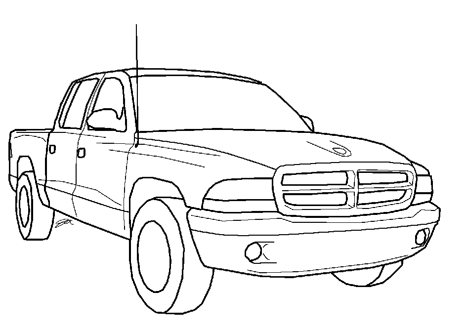 Dodge Drawing Art