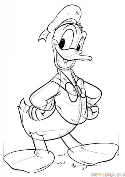 Donald Duck Drawing Image