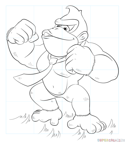 Donkey Kong Drawing Pic