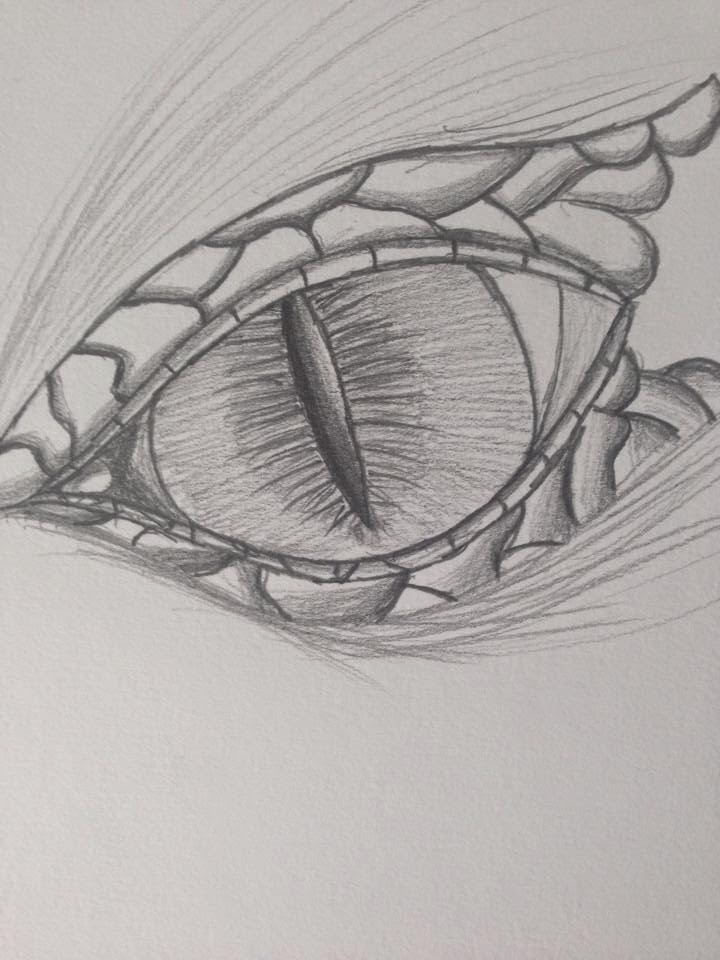 Dragon Eyes Drawing Art