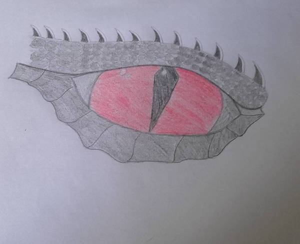 Dragon Eyes Drawing