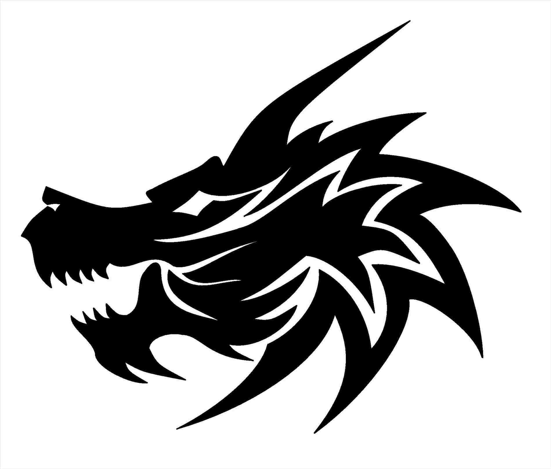 Dragon Head Drawing Images