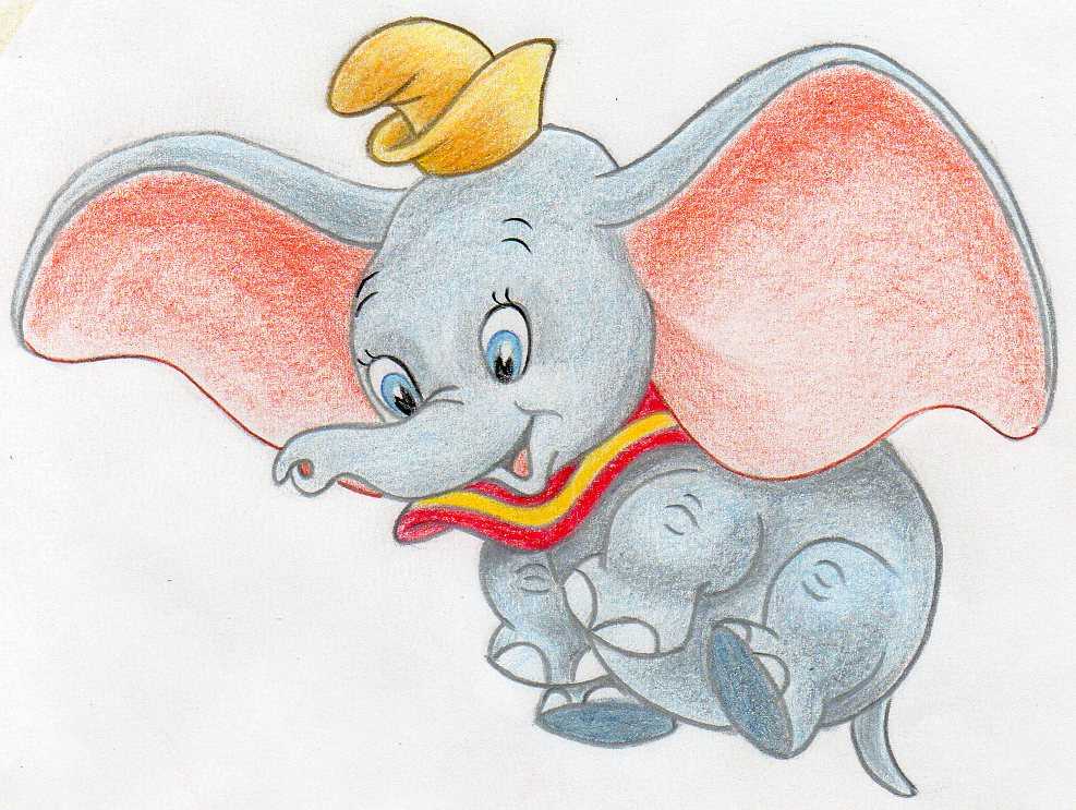 Dumbo Art Drawing